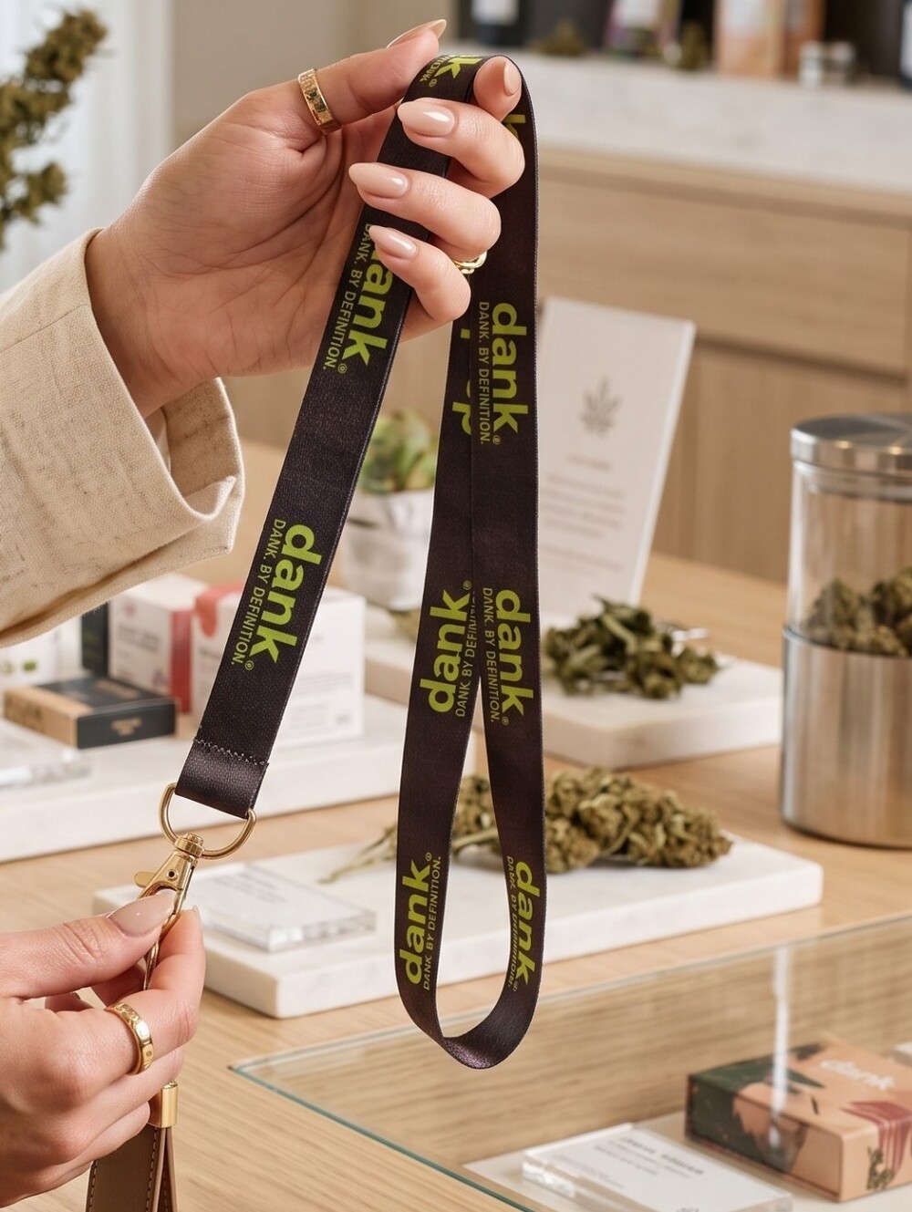 dank. by Definition. Keychain Lanyard 420 NWOT *FREE SHIPPING*